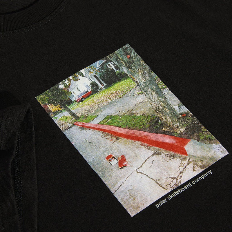 Red Curb Tee - Black - Town City