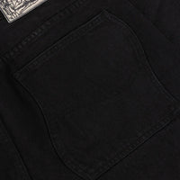 Relaxed Denim Pants - Black - Town City