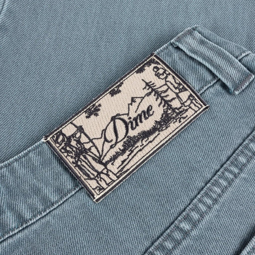 Relaxed Denim Pants - Steel Blue - Town City