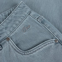 Relaxed Denim Pants - Steel Blue - Town City