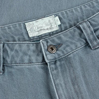 Relaxed Denim Pants - Steel Blue - Town City