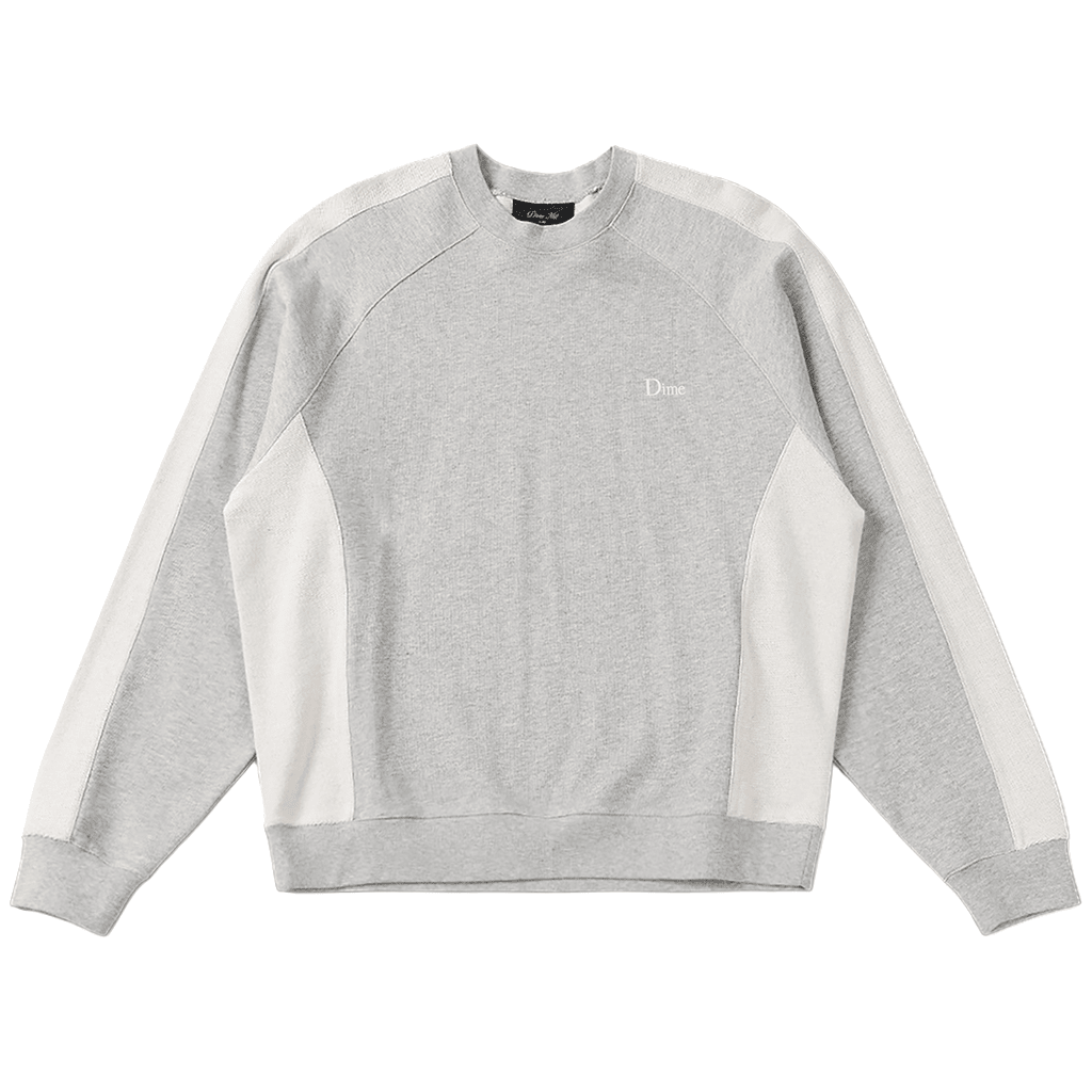 Reversed French Terry Crewneck - Ash - Town City