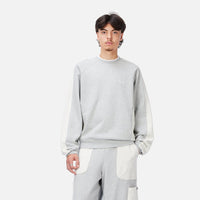 Reversed French Terry Crewneck - Ash - Town City