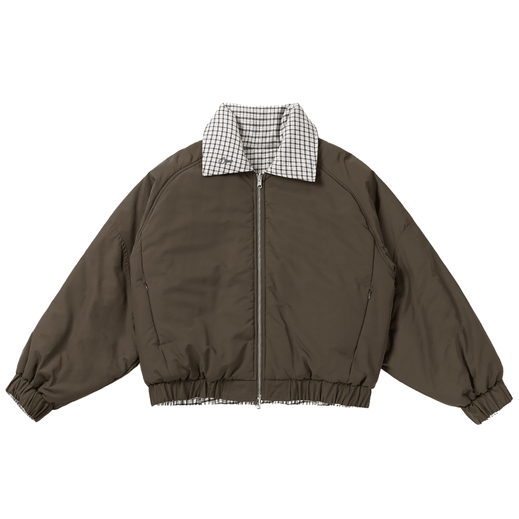 Reversible Bomber Jacket - Olive - Town City