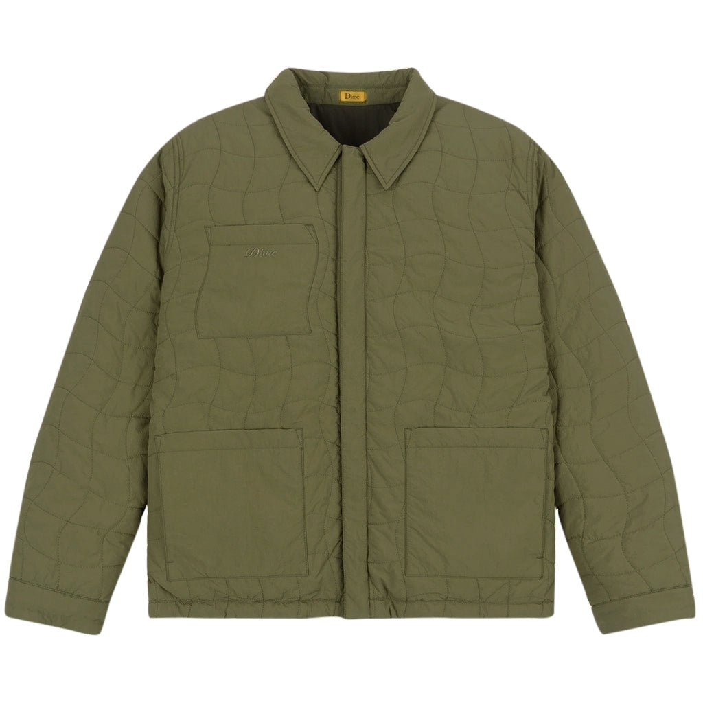 Reversible Insulated Jacket - Moss/Army - Town City