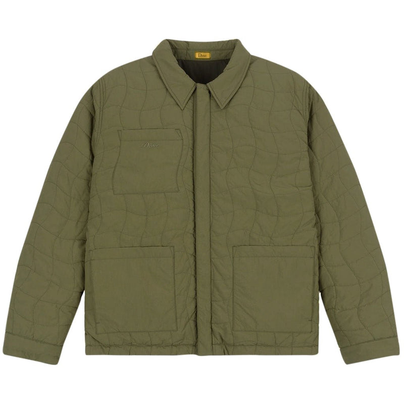 Reversible Insulated Jacket - Moss/Army - Town City
