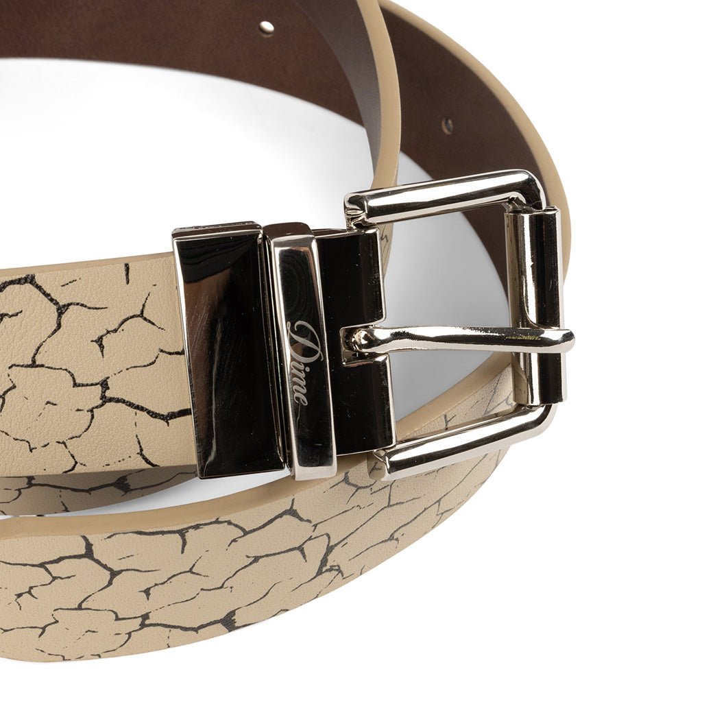 Reversible Leather Belt - Beige/Brown - Town City