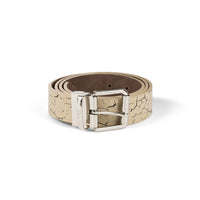 Reversible Leather Belt - Beige/Brown - Town City