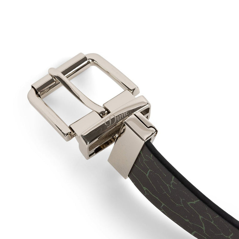Reversible Leather Belt - Black/Black - Town City