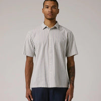 Reynolds Stripe SS Shirt - Bone - Town City