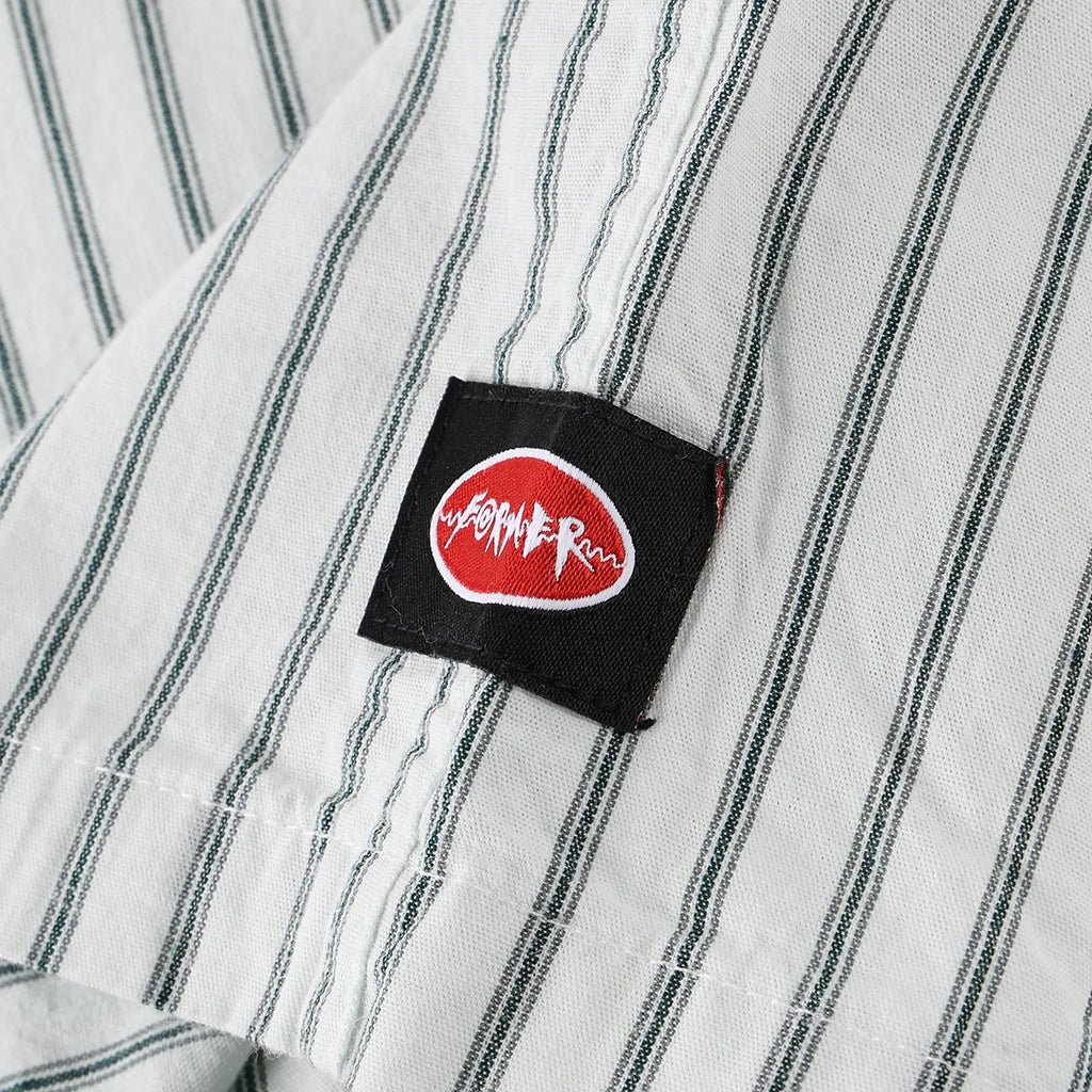 Reynolds Stripe SS Shirt - Bone - Town City