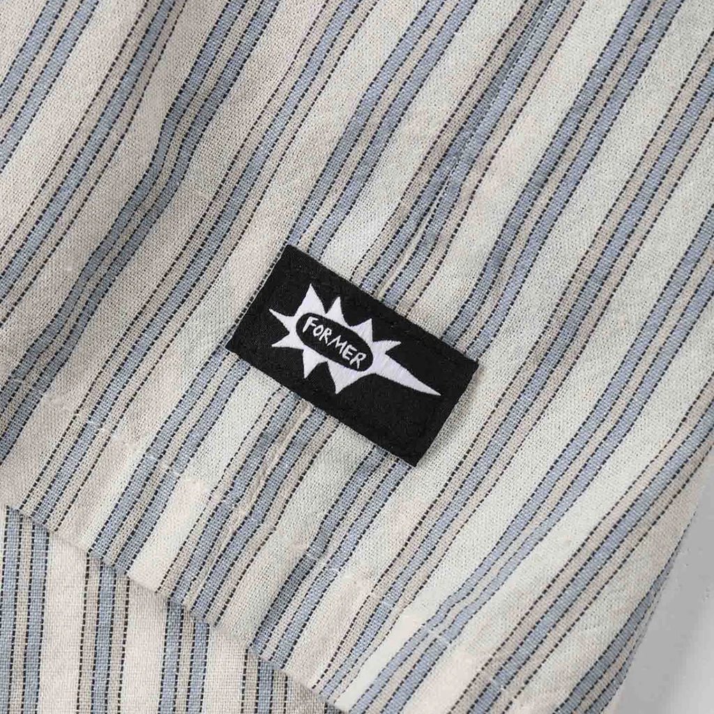 Reynolds Stripe SS Shirt - Bone - Town City
