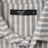 Reynolds Stripe SS Shirt - Bone - Town City