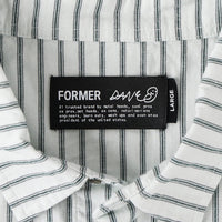 Reynolds Stripe SS Shirt - Bone - Town City