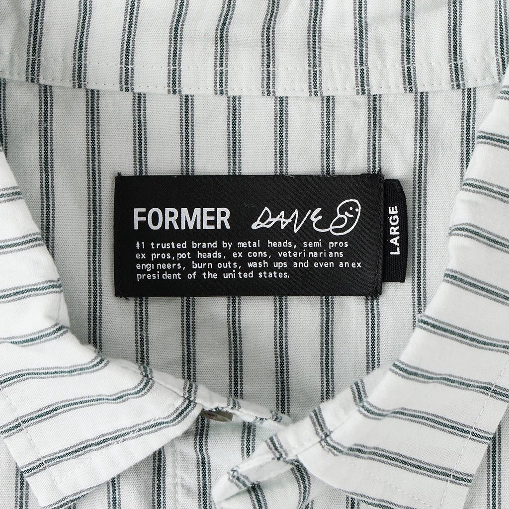Reynolds Stripe SS Shirt - Bone - Town City