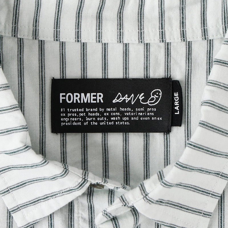 Reynolds Stripe SS Shirt - Bone - Town City