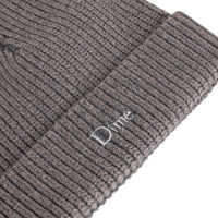 Rib Fold Beanie - Dark Gray - Town City