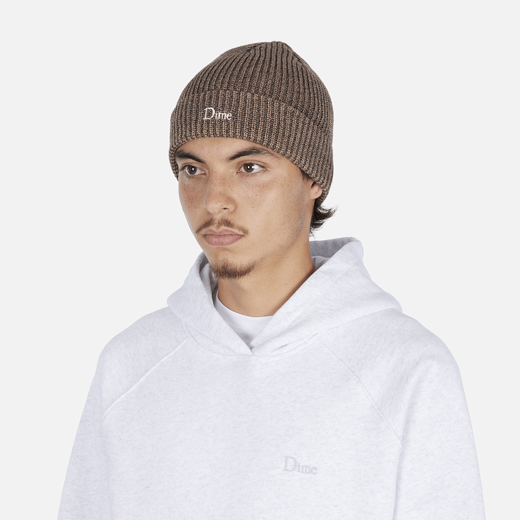 Rib Fold Beanie - Oak - Town City
