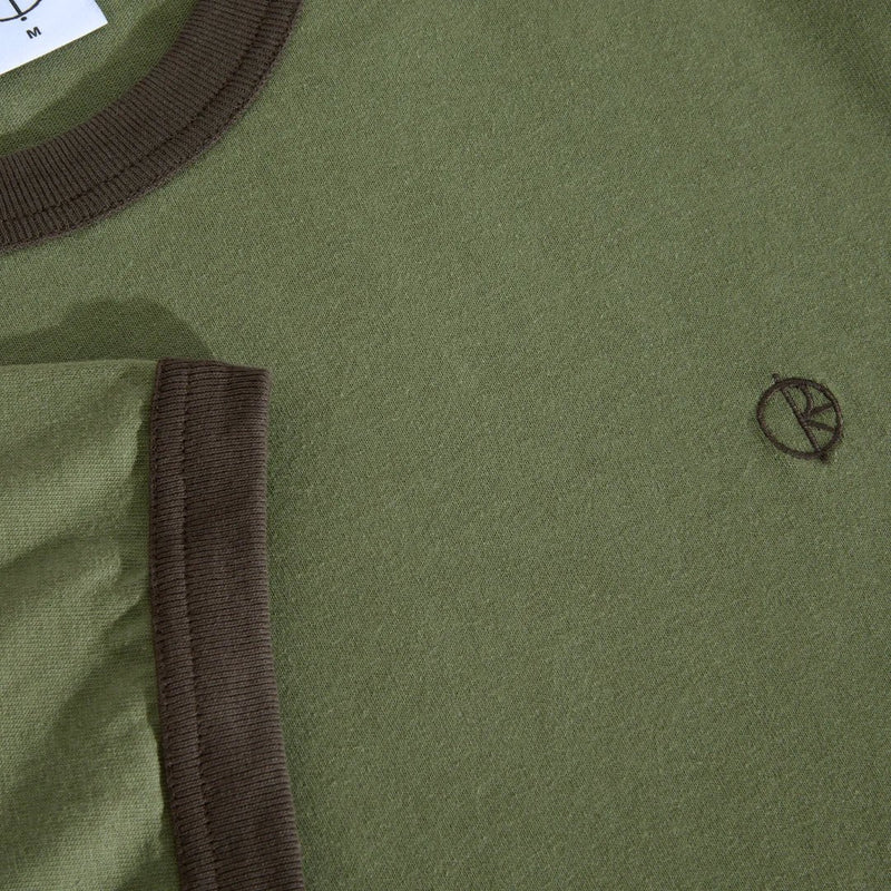 Ringer Tee - Army Green/Brown - Town City