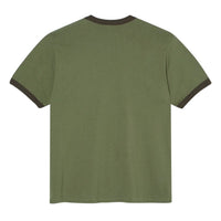 Ringer Tee - Army Green/Brown - Town City