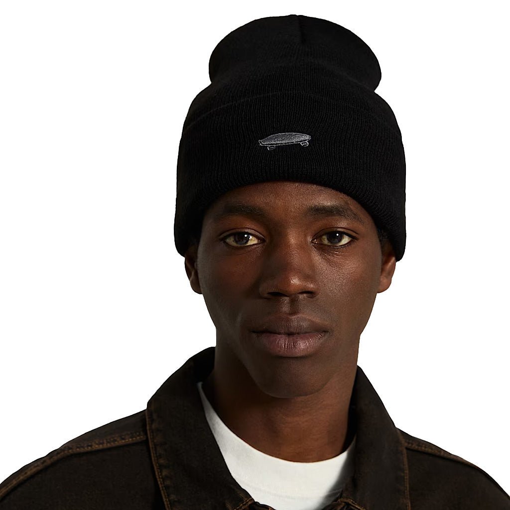 Salton Tall Cuff Beanie - Black - Town City