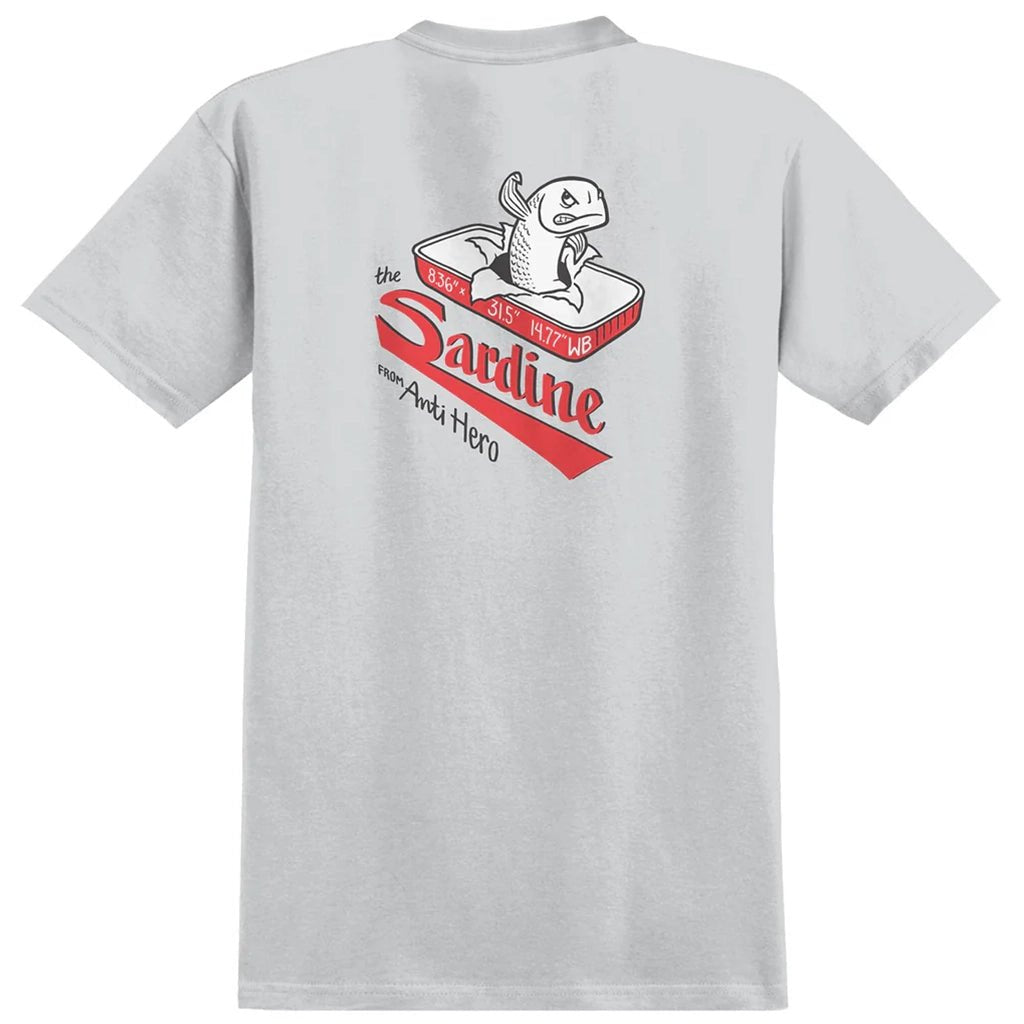 Sardine Tee - Silver - Town City