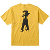 Skate Atiba Jefferson Haze Hug T-Shirt - Spicy Mustard Yellow - Town City