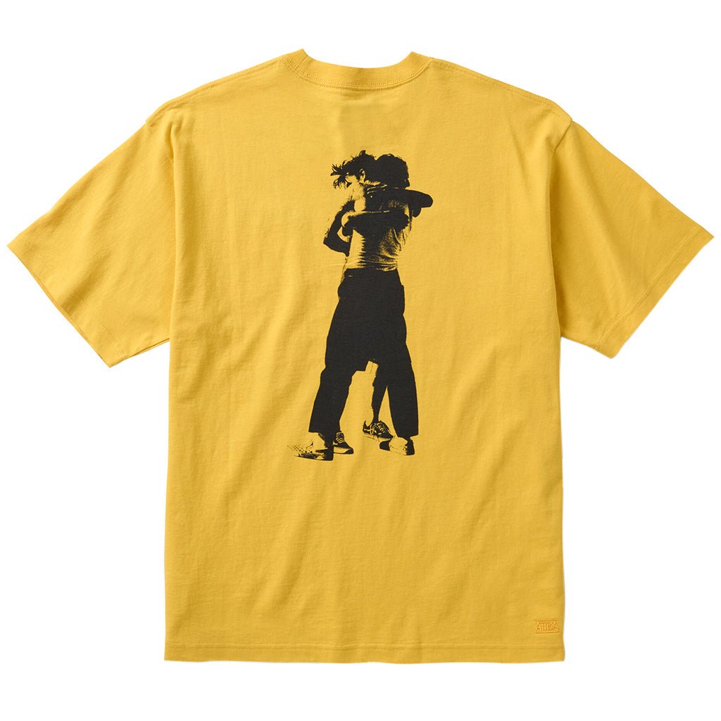 Skate Atiba Jefferson Haze Hug T-Shirt - Spicy Mustard Yellow - Town City