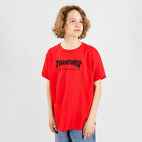 Skate Mag Youth T-Shirt - Red - Town City