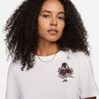 Sky Brown Women's Cropped Skate T - Shirt - White - Town City