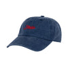 Small Script Pigment Dyed 6 Panel - Navy - Town City
