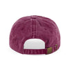 Small Script Pigment Dyed 6 Panel - Wine - Town City