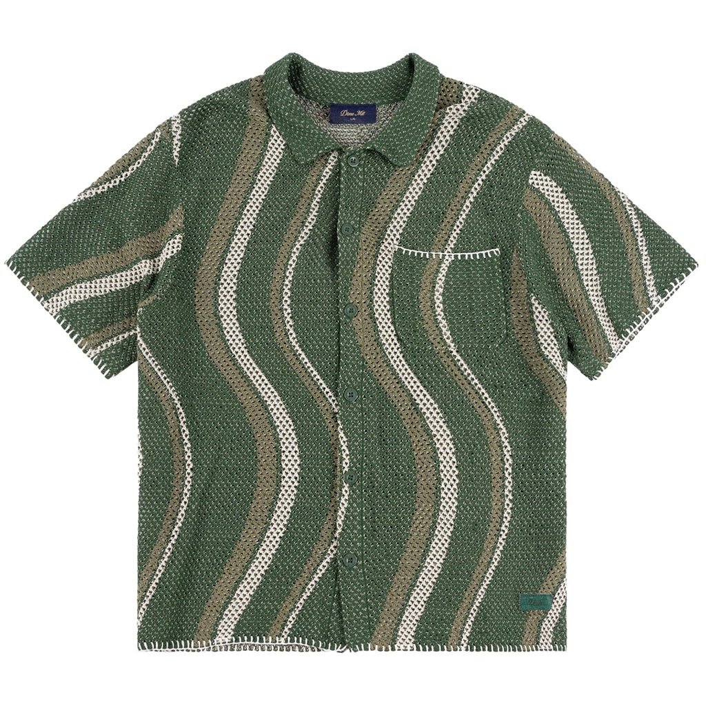 Soleil Button Up Shirt - Green - Town City