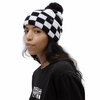 Spirit Pom Beanie - Black/Turtle Dove - Town City