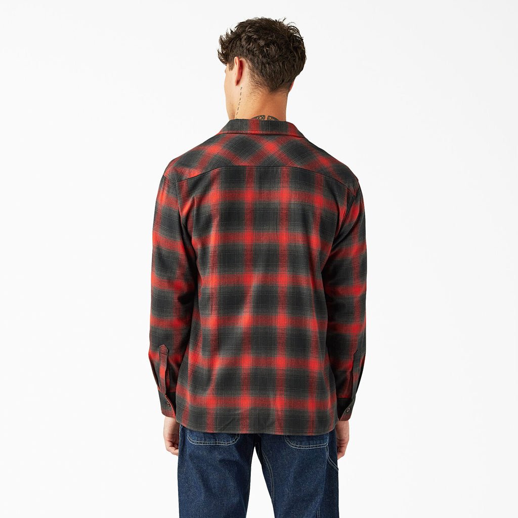 Spitfire Flannel L/S Shirt - Red Ochre - Town City