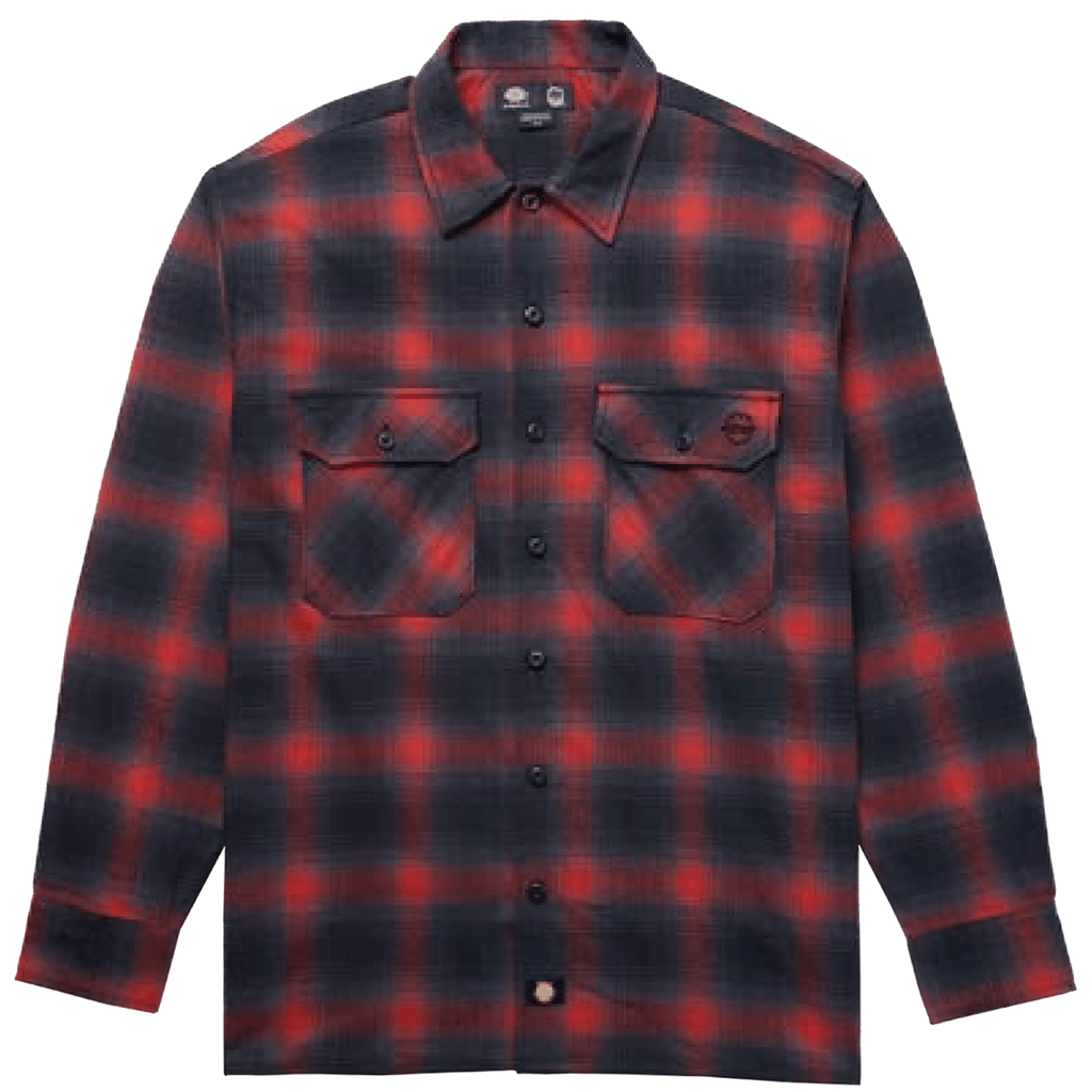 Spitfire Flannel L/S Shirt - Red Ochre - Town City