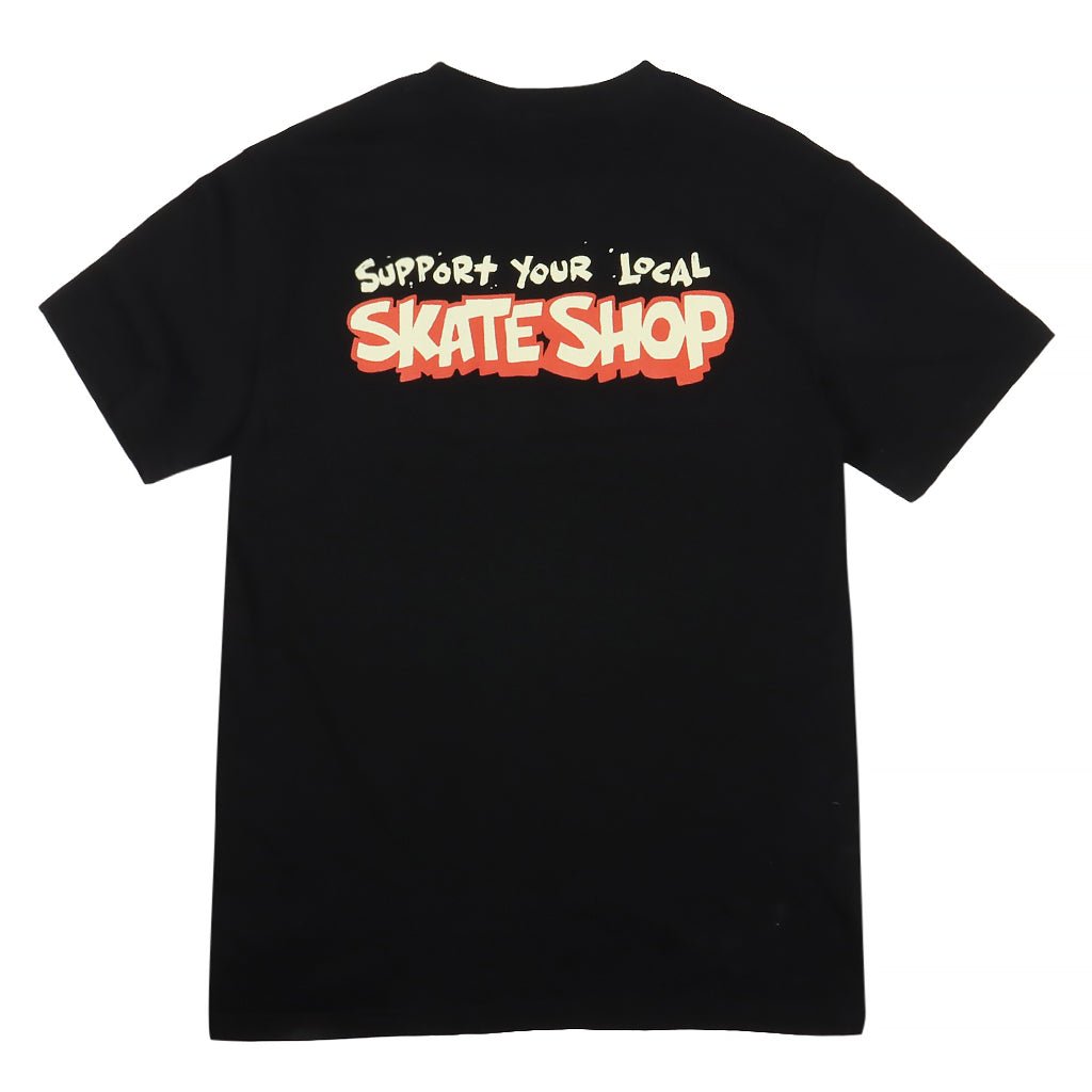 SSD 2026 x Town City Support Your Local Skate Shop T-Shirt - Black - Town City