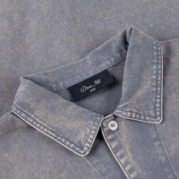 Stonewash Button Up - Gray Blue - Town City