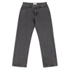 Straight Denim Pants - Faded Black - Town City