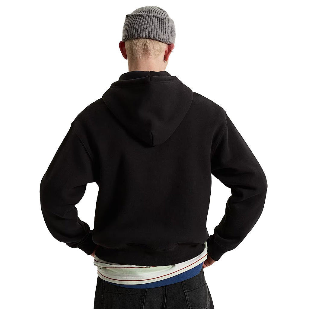 Stretch Logo Zip Pullover - Black - Town City
