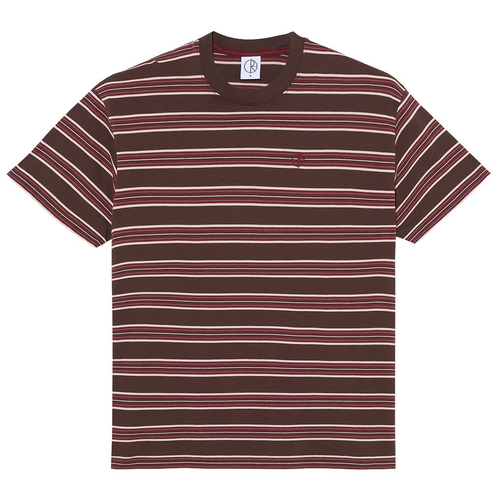 Stripe Tee - Brown/Red - Town City