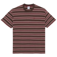 Stripe Tee - Brown/Red - Town City