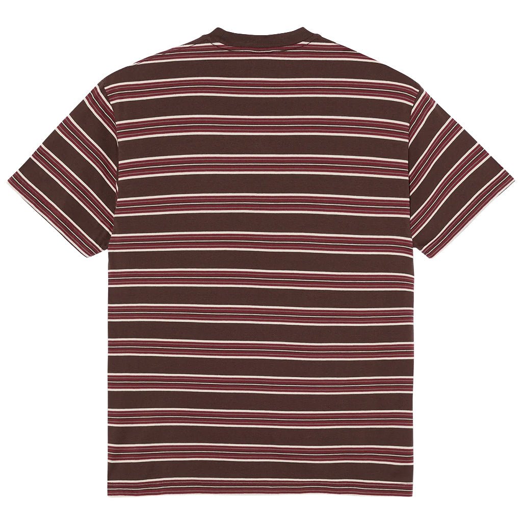 Stripe Tee - Brown/Red - Town City