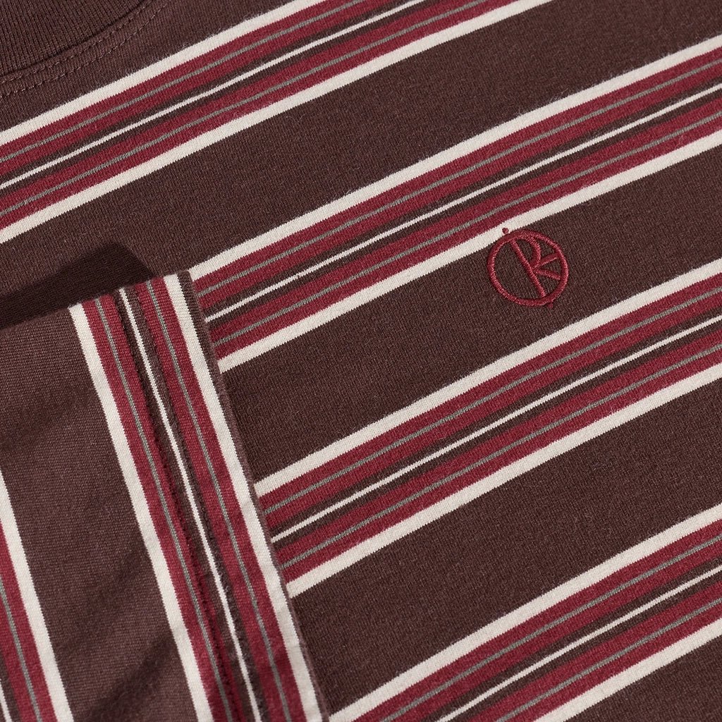 Stripe Tee - Brown/Red - Town City
