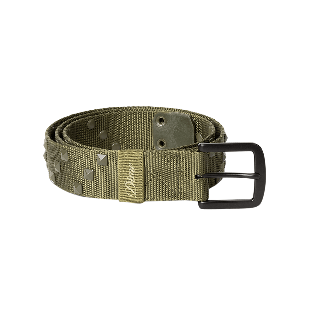 Studded Belt - Army Green - Town City