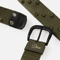 Studded Belt - Army Green - Town City