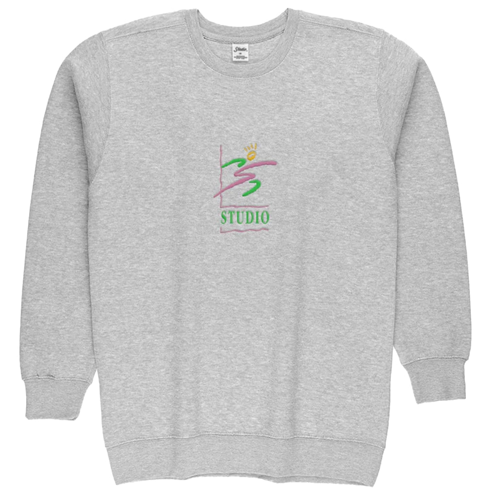 Sun Run Crewneck - Heather Grey - Town City