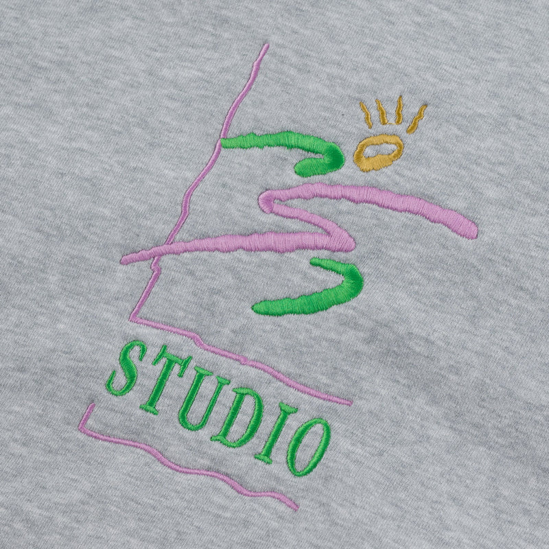 Sun Run Crewneck - Heather Grey - Town City