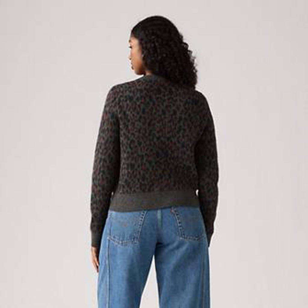 Tara Wooly Cardigan - Dilara Leopard - Town City