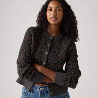 Tara Wooly Cardigan - Dilara Leopard - Town City